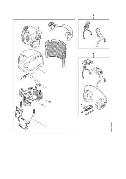 Imagem de Helmet set ADVANCE X-Climb Helmet set ADVANCE X-Climb ME