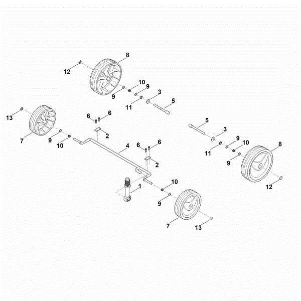 Imagem de C - Chassis, height adjustment RLA 240.0