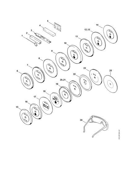 Imagem de Tools, Shaped grinding wheel USG