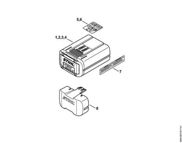 Baterias (AK, AP, AR, AS, PS) AP 300 S Bateria da marca Stihl