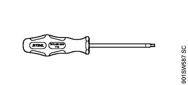Baterias (AK, AP, AR, AS, PS) AR 1000 Chave de fenda T10 da marca Stihl