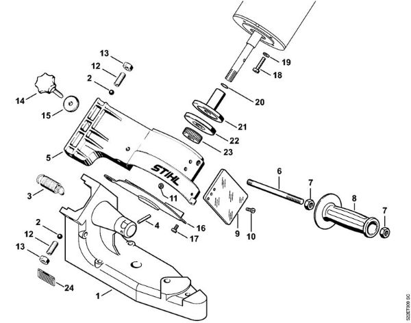 HOS HOS Cavalete da marca Stihl