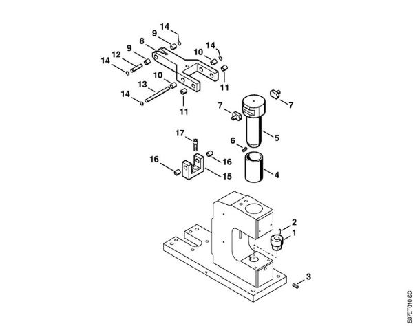 NG 3 NG 3 Dispositivo para tirar rebites NG 3 da marca Stihl