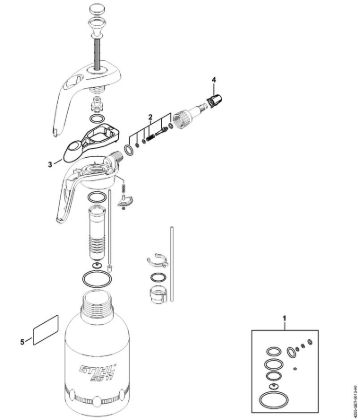 Aparelhos de injecção (SG) SG 11 PLUS Bomba, Tubeira da marca Stihl