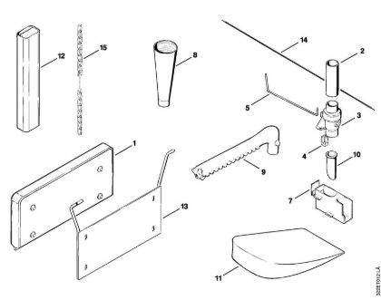 Pulverizadores (SR) SG 17 Acessórios especiais da marca Stihl