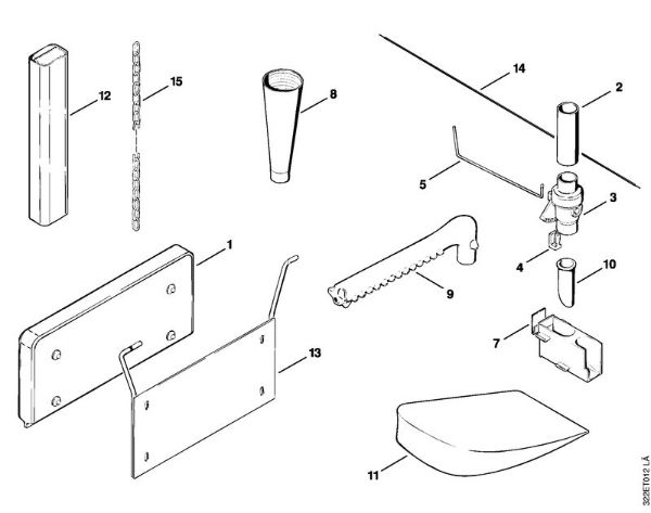 Pulverizadores (SR) SG 17 L Acessórios especiais da marca Stihl