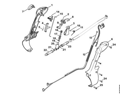 Pulverizadores (SR) SR 200-D Cabo de manejo da marca Stihl
