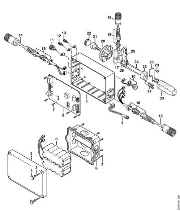 Aparelhos especiais (PC, SP, MC) MC 200 Dispositivo de comando da marca Stihl