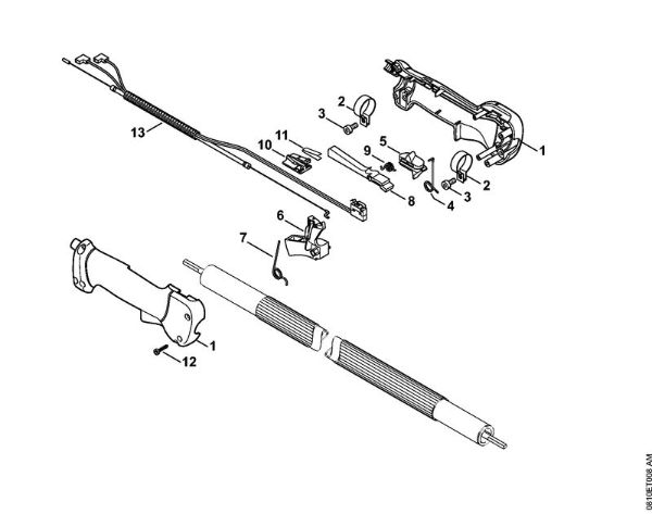 Aparelhos especiais (PC, SP, MC) PC 75 Cabo da mão da marca Stihl
