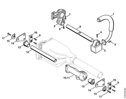 Aparelhos especiais (PC, SP, MC) SP 400 Cabo da mão da marca Stihl