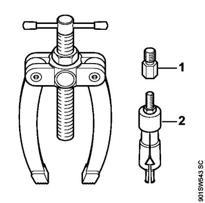 Aparelhos especiais (PC, SP, MC) SP 452 Dispositivo de extracção da marca Stihl