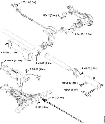 Aparelhos especiais (PC, SP, MC) SP 92 C-E Binários de aperto da marca Stihl
