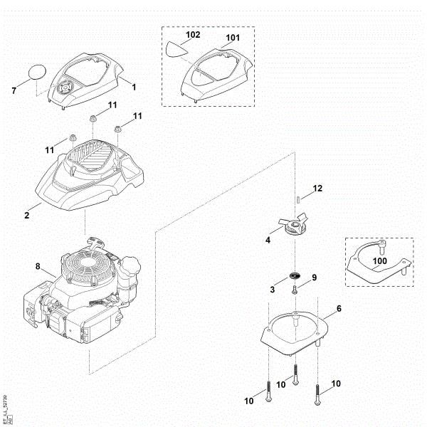 Imagem de D - Motor RL 540.0