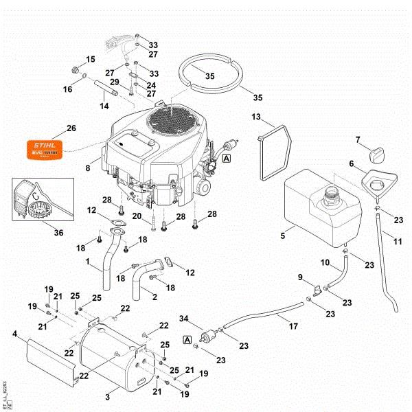 Imagem de G - Motor, depósito RT 4112.1 SZ