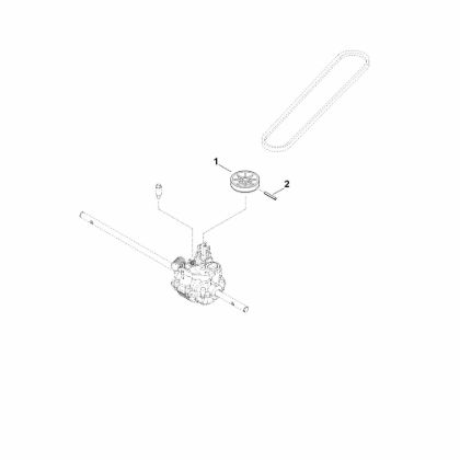Imagem de A - Polia da correia trapezoidal AAL 050 AAL 050.0