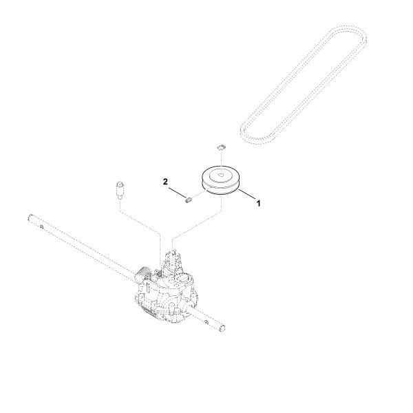 Imagem de A - Polia da correia trapezoidal AAL 050 P AAL 050.0 P