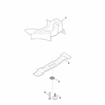 Imagem de A - Kit de mulching AMK 443.0