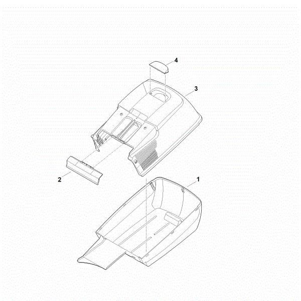 Imagem de E - Cesta de recolha de relva RM 248.2 T