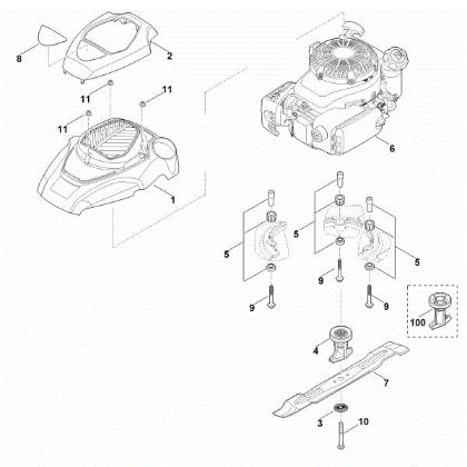 Imagem de D - Motor, lamina RM 4.0 R