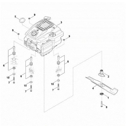 Imagem de D - Motor, lamina RM 443.1