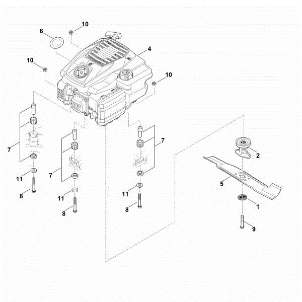Imagem de D - Motor, lamina RM 443.1 T