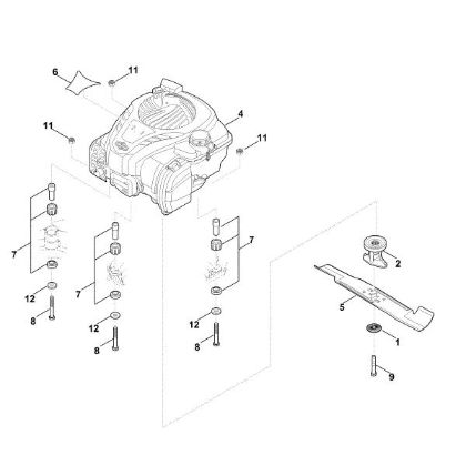 Imagem de D - Motor, lamina RM 448.0 PC