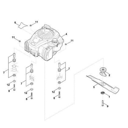 Imagem de D - Motor, lamina RM 448.0 TC
