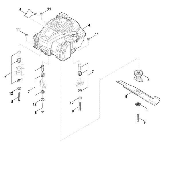 Imagem de D - Motor, lamina RM 448.0 TX