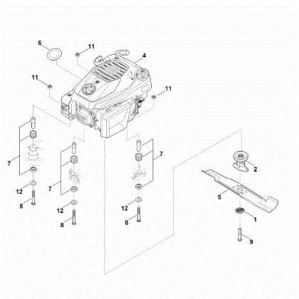Imagem de D - Motor, lamina RM 448.1 PC