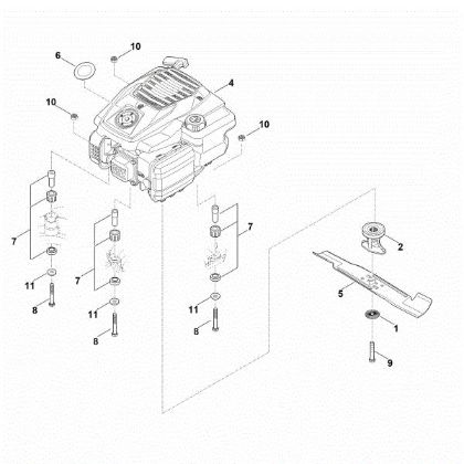 Imagem de D - Motor, lamina RM 448.1 TX