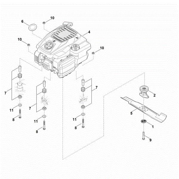 Imagem de D - Motor, lamina RM 448.1 TX