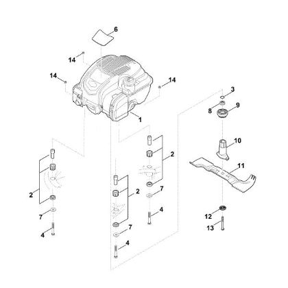 Imagem de F - Motor, lamina RM 545.0 V
