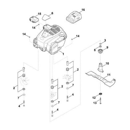 Imagem de F - Motor, lamina RM 545.0 VE