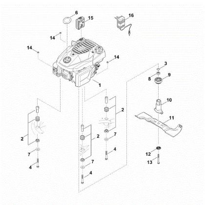 Imagem de F - Motor, lamina RM 545.1 VE