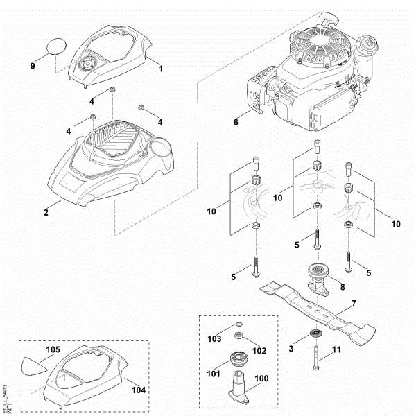 Imagem de F - Motor, lamina RM 650.0 T