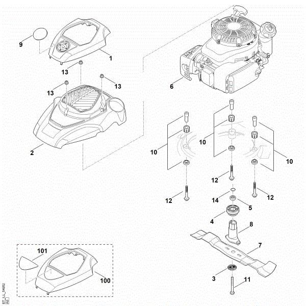 Imagem de F - Motor, lamina RM 650.0 V