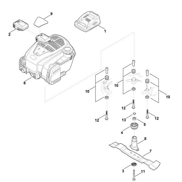 Imagem de F - Motor, lamina RM 650.0 VE