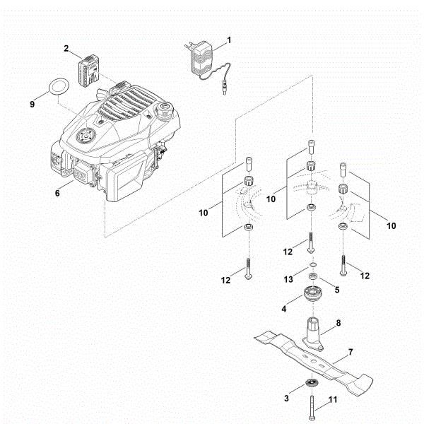 Imagem de F - Motor, lamina RM 650.1 VE