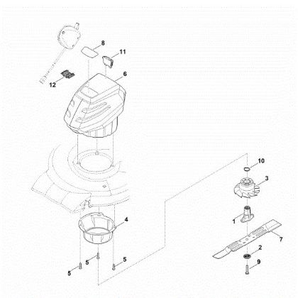 Imagem de D - Motor, lamina RMA 253.0