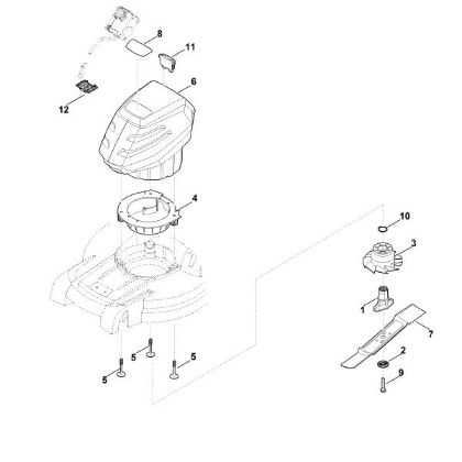 Imagem de D - Motor, lamina RMA 443.1 C