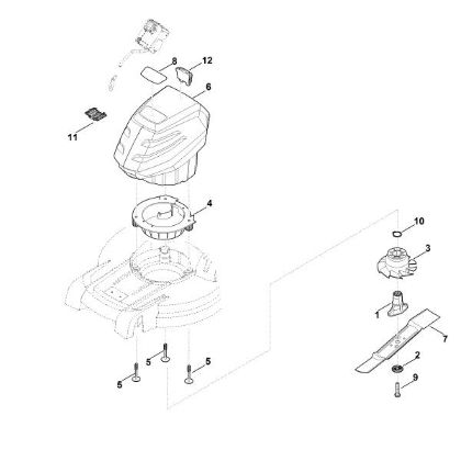 Imagem de D - Motor, lamina RMA 448.1 PC