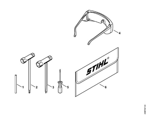 FC 100, FC 110 FC 110 Ferramentas, Acessórios especiais da marca Stihl