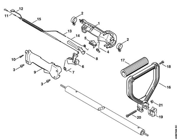FC 85 FC 85 Cabo da mão (24.2002) da marca Stihl