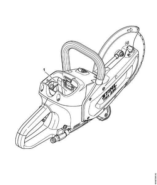 Cortadores de ferro e pedra a bateria (TSA) TSA 230 Numero da máquina da marca Stihl