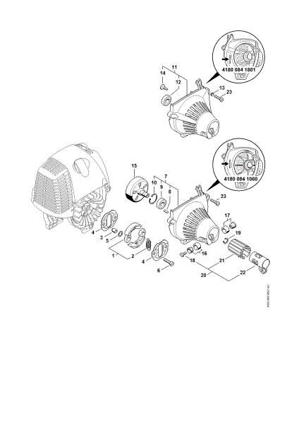 Imagem de Embreagem, Carcaça do ventilador HL 100