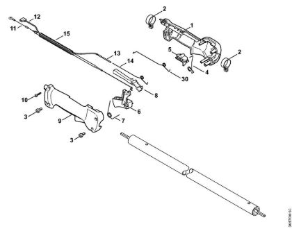 Cortadores de sebes (HL) HL 75 K Cabo da mão (24.2002) da marca Stihl