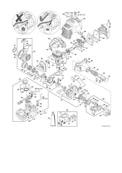 Imagem de Mecanismo propulsor até a Numero da máquina 514159667 HL 92 C-E