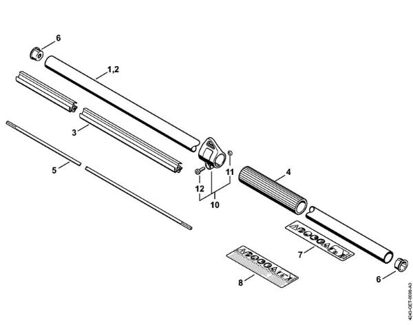 Cortadores de sebes (HL) HL 94 C-E Haste HL 94, HL 94 C da marca Stihl