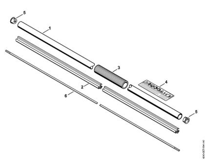 Cortadores de sebes (HL) HL 94 KC-E Haste HL 94 K da marca Stihl