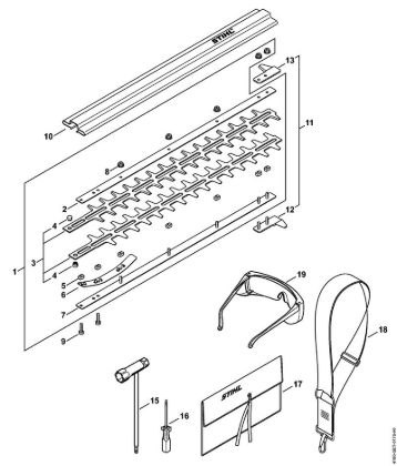 Cortadores de sebes (HL) HL 95 K Lamina, Ferramentas da marca Stihl